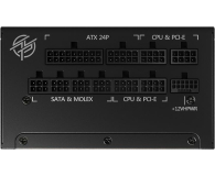 MSI MPG A850G PCIe5.0 850W 80 Plus Gold ATX 3.1 - 1098313 - zdjęcie 4